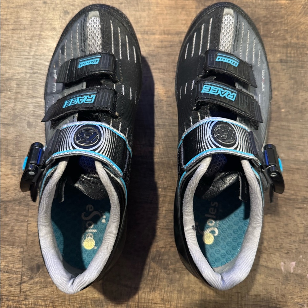 Women’s Bontrager Race Cycling Shoes - Black and Blue